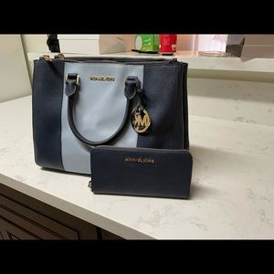 Michael Kors purse with matching wallet